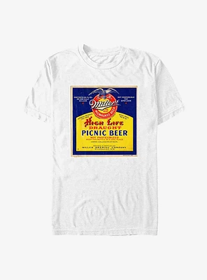 Miller Brewing Company High Life Draught Picnic Beer T-Shirt