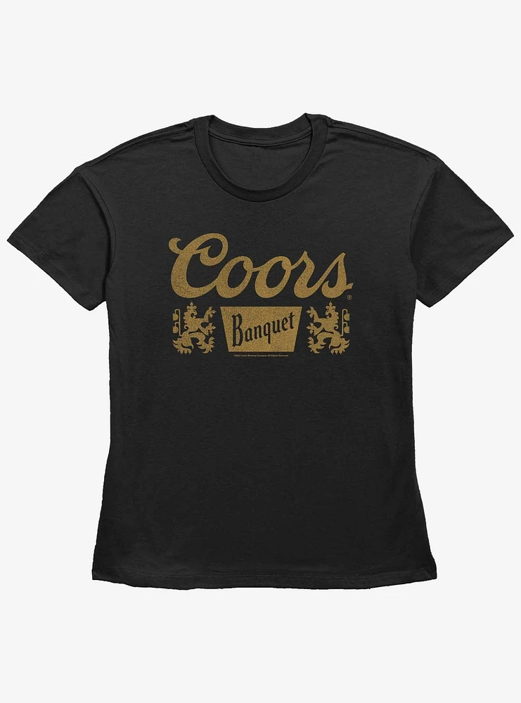 Coors Brewing Company Banquet Logo Girls Straight Fit T-Shirt