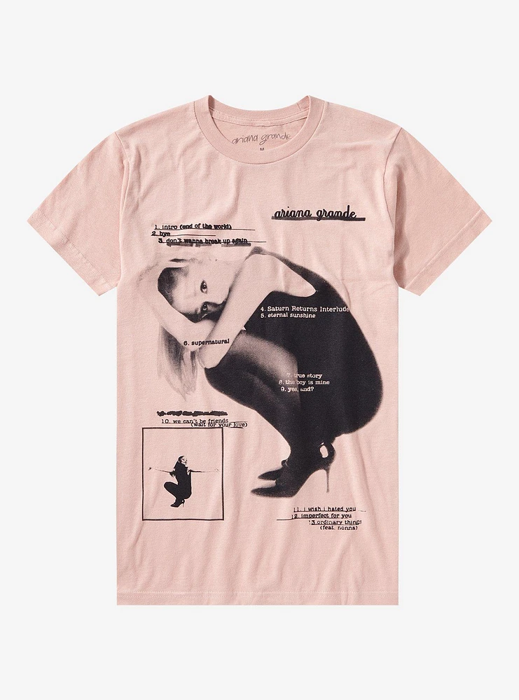 Ariana Grande Eternal Sunshine Boyfriend Fit Girls T-Shirt