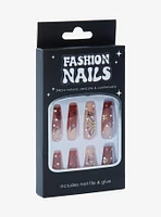 Butterfly Ombre Faux Nail Set