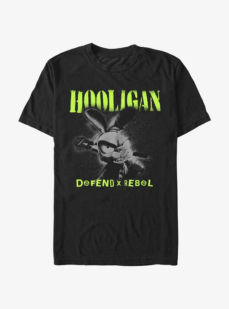 My Pet Hooligan Defend X Rebel Bunny T-Shirt