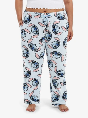 Disney Lilo & Stitch Face Pajama Pants Plus