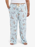 Disney Winnie The Pooh Pastel Character Pajama Pants Plus