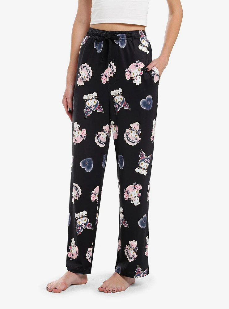 My Melody & Kuromi Cute Party Pajama Pants