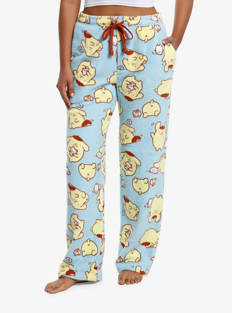 Pompompurin & Muffin Fuzzy Pajama Pants