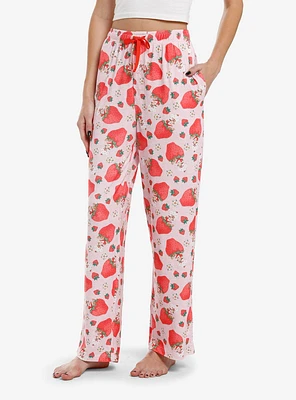 Strawberry Shortcake & Flowers Pajama Pants