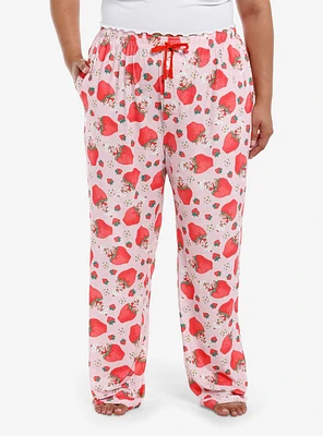 Strawberry Shortcake & Flowers Pajama Pants Plus