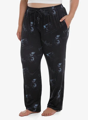 The Twilight Saga Bella & Edward Quotes Pajama Pants Plus