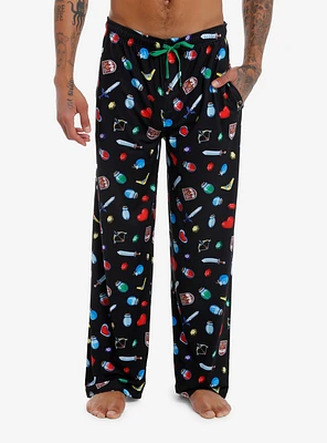 The Legend Of Zelda Icons Pajama Pants