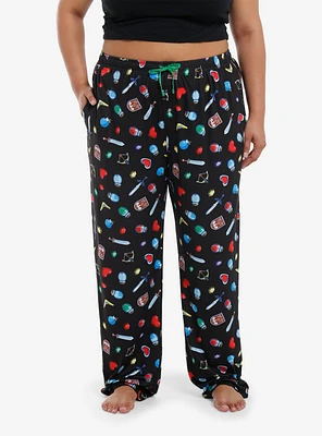 The Legend Of Zelda Icons Pajama Pants Plus