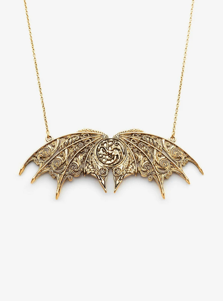 House of the Dragon Targaryen Plate Double Hung Necklace