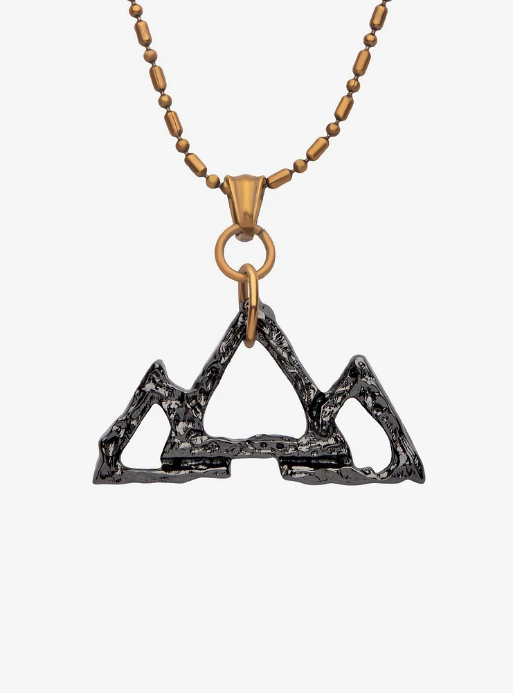 DC Comics Black Adam Triple Triangle Necklace