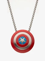 Marvel Captain America Spinning Shield Pendant Necklace