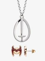 Marvel WandaVision Necklace & Earring Set