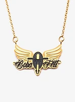 Star Wars Boba Fett Rock Pendant Necklace