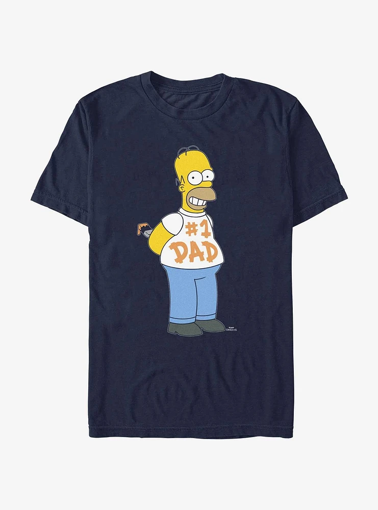 The Simpsons Number 1 Dad Homer T-Shirt