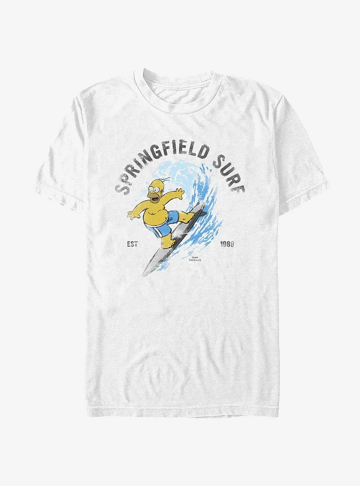 The Simpsons Springfield Surf T-Shirt