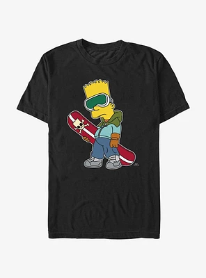 The Simpsons Snowboarder Bart T-Shirt