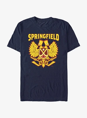 The Simpsons Bart Springfield Hockey Crest T-Shirt