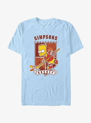 The Simpsons Hockey Crest T-Shirt