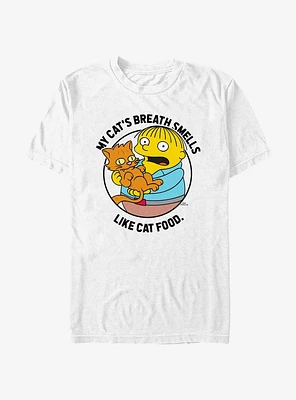 The Simpsons My Cat's Breath Smells Like Cat Food. T-Shirt