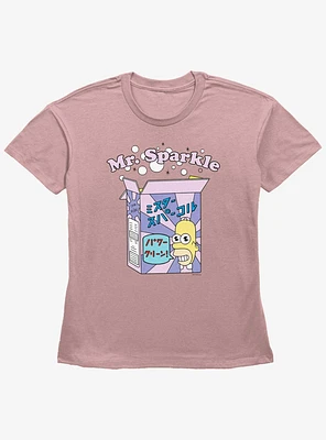 The Simpsons Mr. Sparkle Box Girls Straight Fit T-Shirt