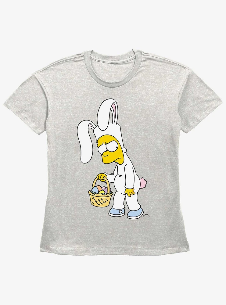 The Simpsons Bunny Bart Girls Straight Fit T-Shirt