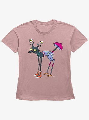 The Simpsons Mutant Snowball II Girls Straight Fit T-Shirt