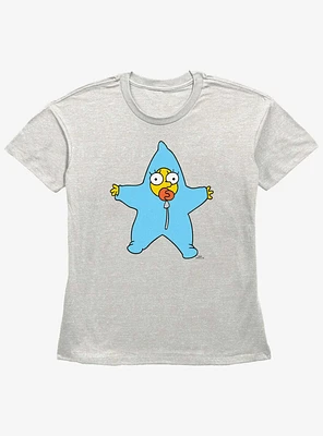 The Simpsons Maggie Snow Suit Girls Straight Fit T-Shirt