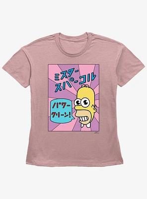 The Simpsons Mr. Sparkle Girls Straight Fit T-Shirt