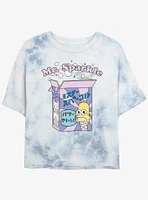 The Simpsons Mr. Sparkle Box Girls Tye-Dye Crop T-Shirt