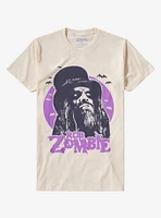 Rob Zombie Flying Bats Portrait Boyfriend Fit Girls T-Shirt