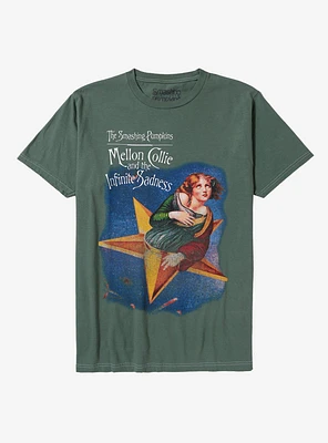 The Smashing Pumpkins Mellon Collin And Infinite Sadness Green Boyfriend Fit Girls T-Shirt