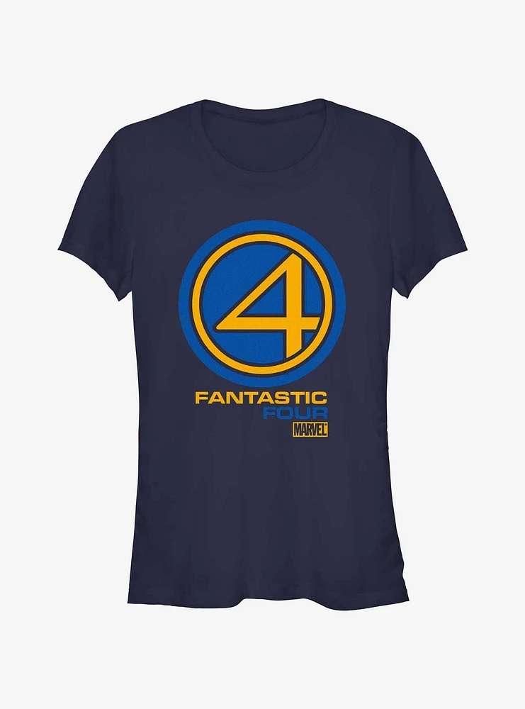 Marvel Fantastic Four Vintage Classic Logo Girls T-Shirt
