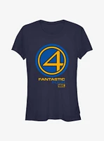 Marvel Fantastic Four Vintage Classic Logo Girls T-Shirt