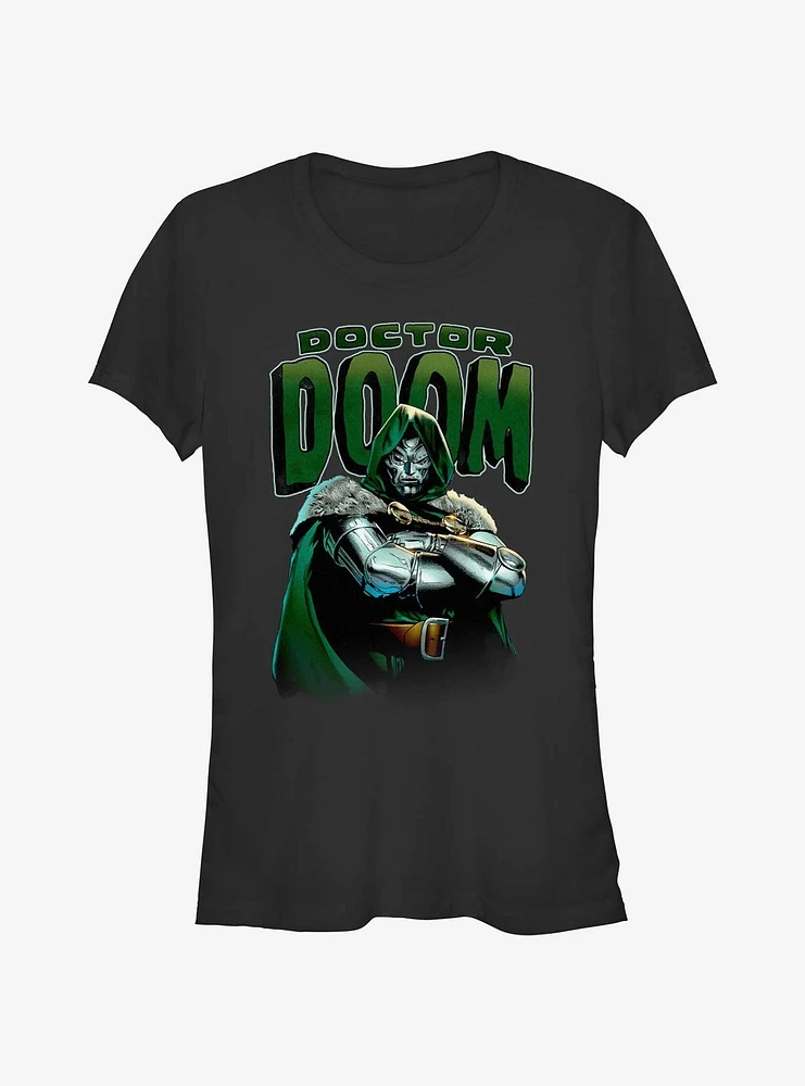 Marvel Fantastic Four Doctor Doom Art Girls T-Shirt