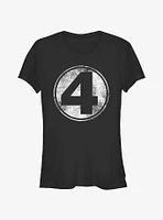 Marvel Fantastic Four Distressed Logo Girls T-Shirt