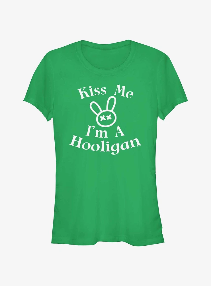 My Pet Hooligan Kiss Me I'm A Girls T-Shirt