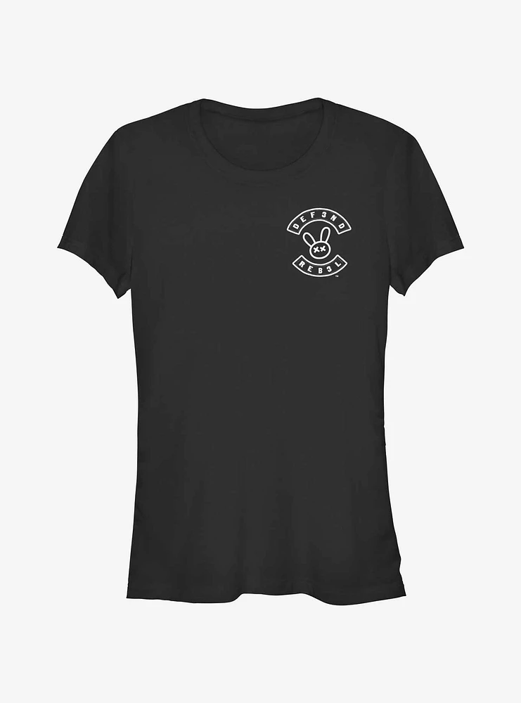 My Pet Hooligan Defend Rebel Pocket Logo Girls T-Shirt