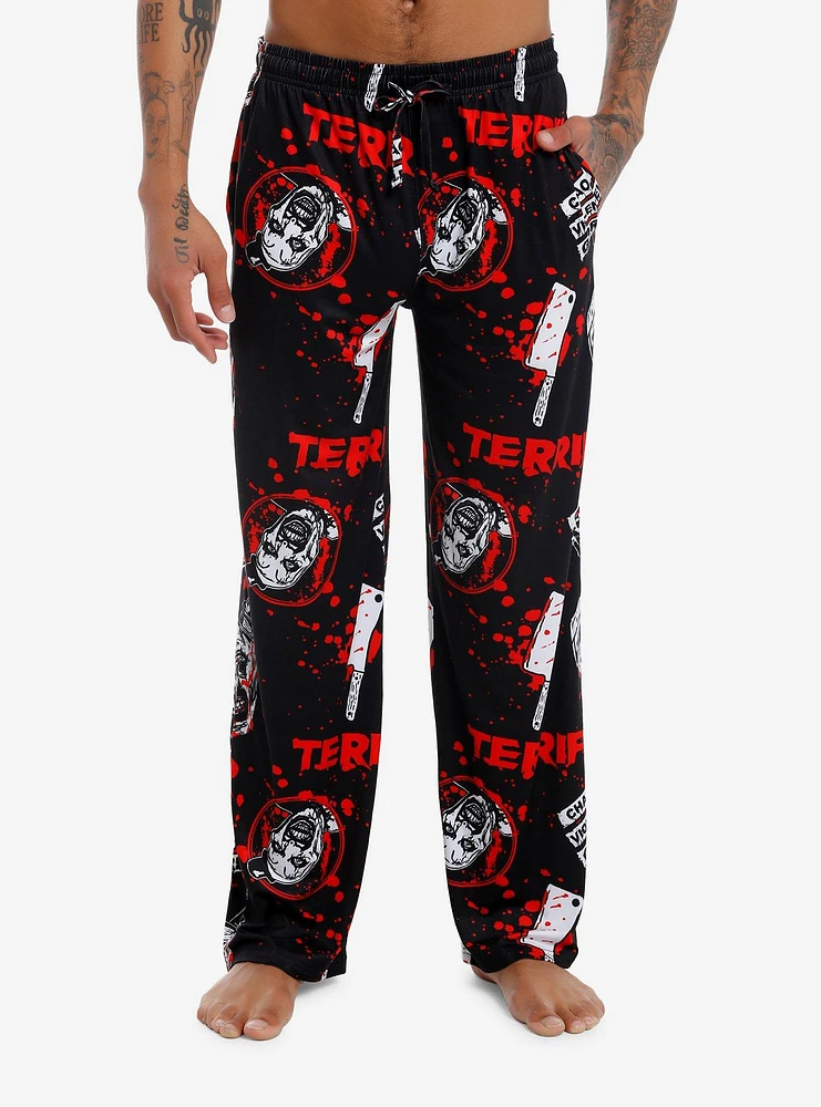 Terrifier Art Splatter Pajama Pants