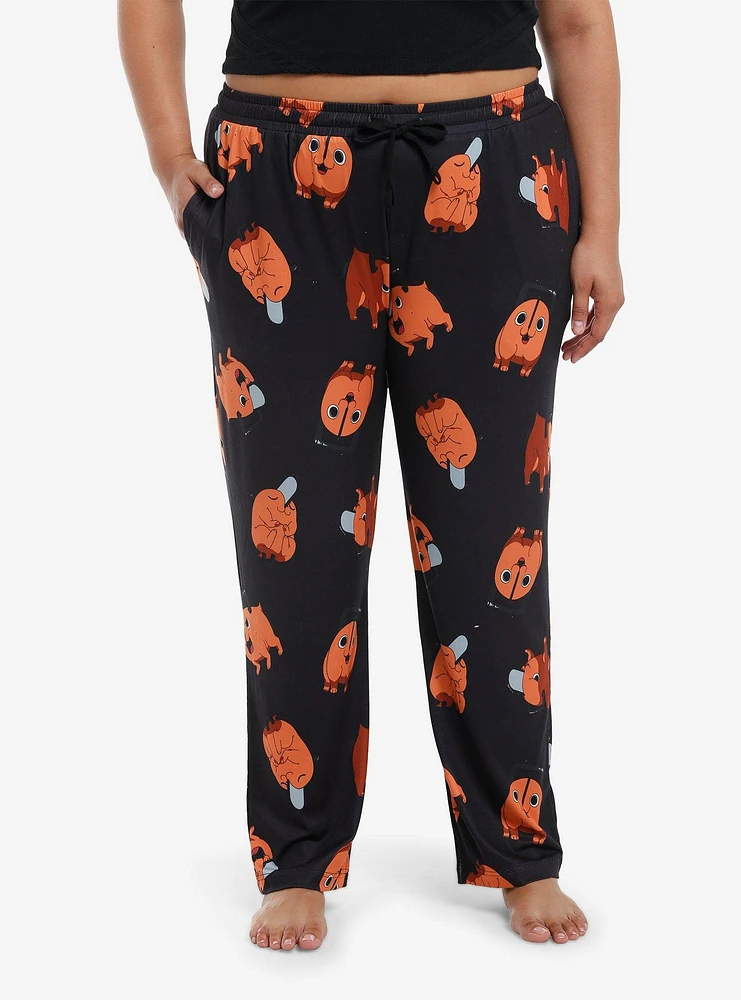 Chainsaw Man Pochita Pajama Pants Plus