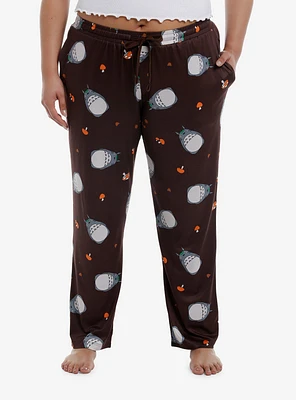 Studio Ghibli® My Neighbor Totoro Mushrooms & Acorns Girls Pajama Pants Plus