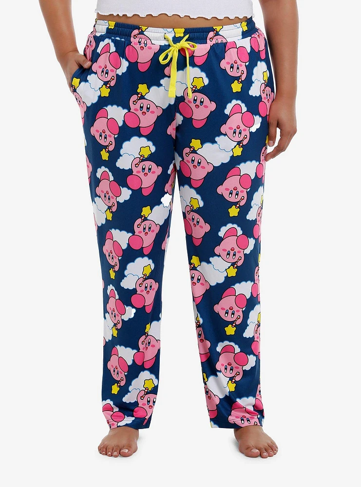 Kirby Star Cloud Pajama Pants Plus