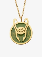 Marvel Loki Helmet Pendant Necklace