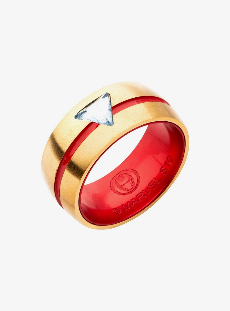 Marvel Iron Man CZ Arc Reactor Ring