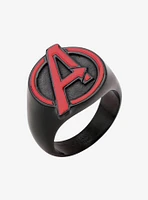 Marvel Red Avenger Logo Ring