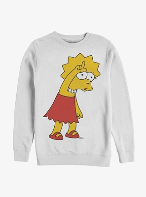 The Simpsons Loser Lisa Crew Sweatshirt