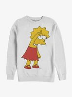 The Simpsons Loser Lisa Crew Sweatshirt