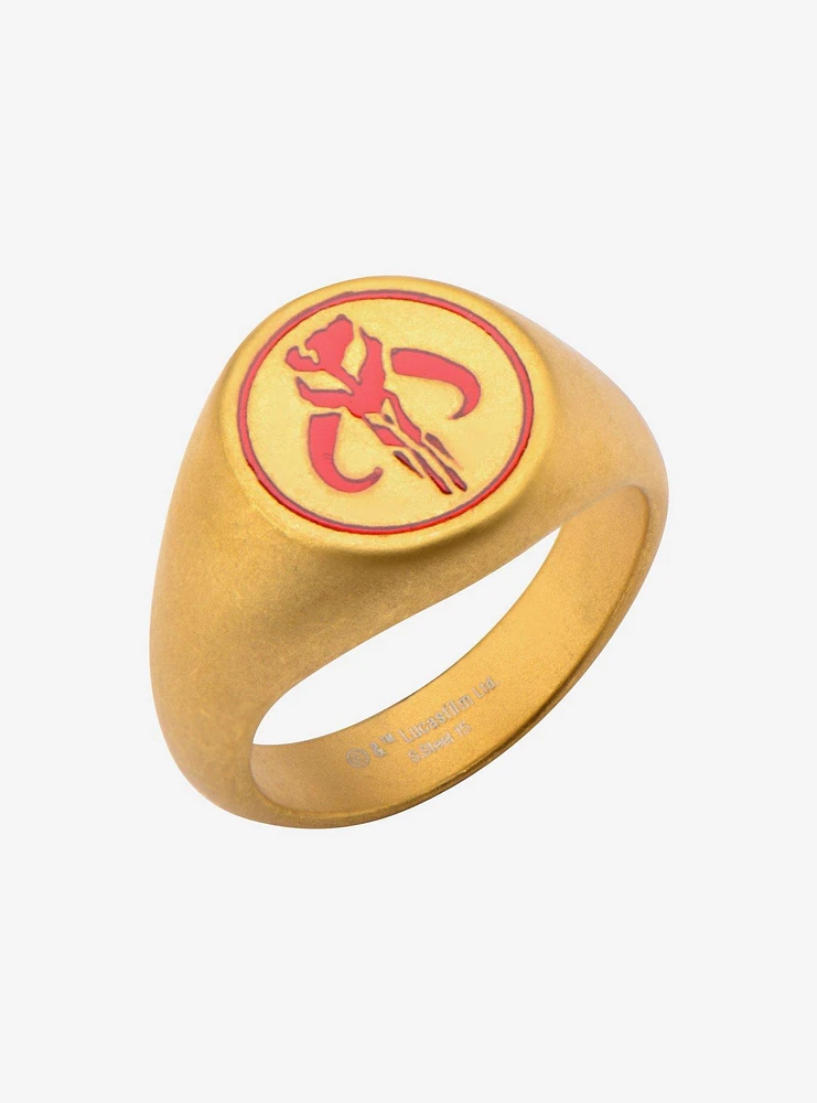 Star Wars Enamel Mandalorian Symbol Ring