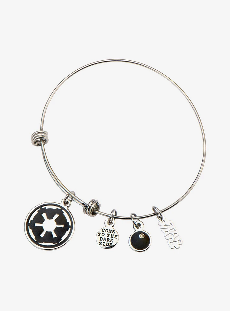 Star Wars Galactic Empire Symbol Charm Expandable Bracelet